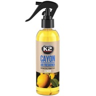 K2 Profesjonalny samochodowy odświeżacz powietrza CAYON LEMON 250ml