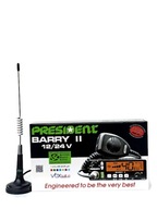 ZESTAW CB RADIO PRESIDENT BARRY ASC ANTENA BUS TIR