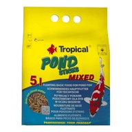 Tropical Pond Sticks Mixed Pływające pałeczki pokarm dla ryb karpi koi 5L