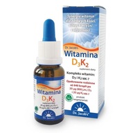Vitamín D3K2 MK7 Dr Jacob's 20 ml 640 kvapiek