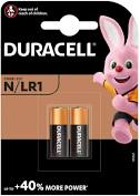 2x alkalická batéria DURACELL MN9100 LR1 E90 KN N