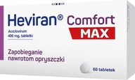 Heviran Comfort Max acyklowir na opryszczkę 60 tab