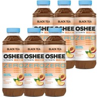 Oshee Black Tea Zero brzoskwiniowy 555 ml 6 sztuk