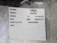 Mazda 3 a BK ventilátor topení