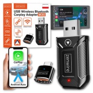 Mini Adaptér CarPlay Android Auto Bezdrátový CarLink Audio USB USB-C 10m