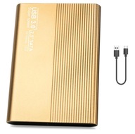 Zewnętrzny dysk twardy SSD 2TB USB-C Złoty