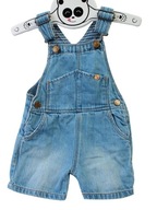 ZARA Spodenki ogrodniczki jeans r. 3-6 m 68 cm