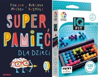 Superpamięć dla dzieci Paulina Mechło + Gra logiczna Smart Games IQ Fit