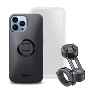 ZESTAW SP CONNECT MOTO BUNDLE NA KIEROWNICĘ NA TELEFON IPHONE 13 PRO BLACK