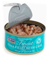 Finest Fish4Cats filet z Tuńczyka z Krabem 70 g
