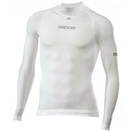 SIXS TS3L BT ultra ľahké tričko s dlhým rukávom a stojačikom biela 3XL/4XL