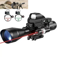 4-12X50, НАПРИКЛАД, ТАКТИЧНИЙ ПРИЦІЛ З ЧЕРВОНИМ ЛАЗЕРНИМ ПРИЦІЛОМ