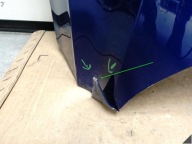 VW ARTEON 3G8 17-25 bonnet BONNET HOOD front *hail*