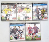 zestaw 5x PS3 FIFA 11, 12, 13, 14, 15 PO POLSKU !
