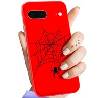Zadný Kryt Hello Case pre Google Pixel 7 PUZDRO S POTLAČOU VZORY červené Hallooween pavúky