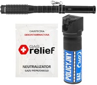 Paralizator latarka Blackfire Shock pałka Gaz