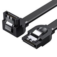 UGREEN kabel przewód kątowy SATA 3.0 0.5m czarny (US217)