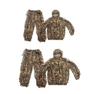 Deti Dospelí Ghillie Suits Woodland Forest