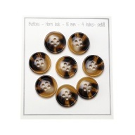 Go Handmade műanyag gomb / 18 mm / 8 db / 22932