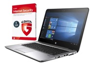 Notebook HP Elitebook 745 G3 | DOM PRACA | Elegancki 14" AMD A12 8 GB / 240 GB strieborný