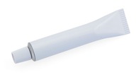 Długopis w kształcie tubki z nakrętką biały