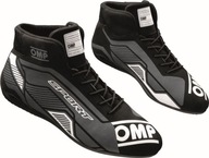 Topánky OMP Sport FIA čierno-biele