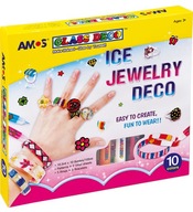 Farby z farebného skla 3D AMOS ŠPERKY 10 farieb Náramky a prstene