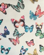 Tapeta na stenu farebné motýle 318743