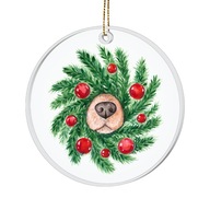 Bombka Dekoracja Ozdoba na Choinkę Boże Narodzenie Prezent Pies Pyszczek