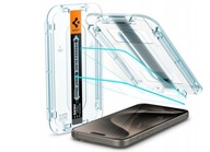 Szkło hartowane Spigen EZ Fit do iPhone 15 Pro Max 2szt.