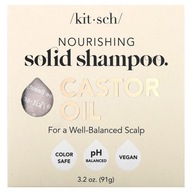 Kitsch, Nourishing Solid Shampoo Bar, Castor Oil, Sugared Amber & Shea, 3.2