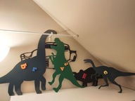 Dinosaury set t-rex magnetická tabuľa ozdoba