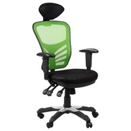 Kancelárska kancelárska stolička HG-0001H/ZELENÁ stolička