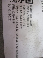 Getriebe BMW 5 G30 3,0D XD GA8X51CZ