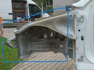 TESLA MODEL Y 2023r front body quarter left