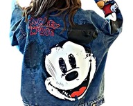 MD džínsová bunda džínsová Mickey Mouse | S/M