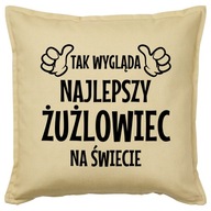 NAJLEPSZY ŻUŻLOWIEC poduszka 50x50 prezent