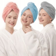 Turban ręcznik czepek mikrofibry suszenia włosów