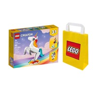 LEGO CREATOR 3 V 1 31140 - Magický jednorožec + Darčeková taška LEGO
