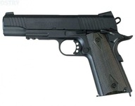 Pistolet 6mm Cybergun Colt 1911 Rail Gun GBB CO2 Black mat