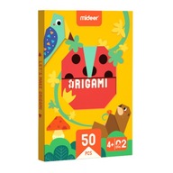 Mideer LEVEL UP 02 - Origami skladačka - Zvieratá 50ks