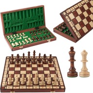 JUPITER Jedinečná drevená šachová súprava, orezaná