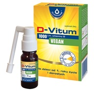 D-Vitum 1000 j.m. vitamín D, vegan, aerosól 7ml