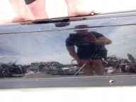 CITROEN C5 II X7 sedan 08- bumper rear part rear PDC