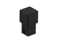 Kocka pre profily Q a P 12,5mm Black mat