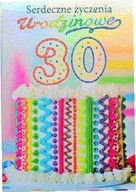 Kartka okolicznościowa Urodziny 30 TS41