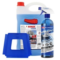 Zestaw zimowy płyn SONAX 4l + odmrażacz MARCUS i skrobaczka plastikowa K2