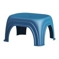Prenosná stolička do kúpeľne, ľahká, protišmyková, modrá
