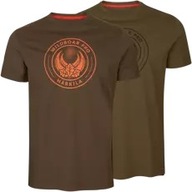 Koszulka Męska Zestaw 2 pack T-Shirt Harkila Wildboar Pro Logo Bawełna XXL