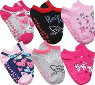 27-30 Členkové Ponožky 6x PROTIŠMYKOVÁ ABS krátka ponožky pre dievčatko YOCLUB
